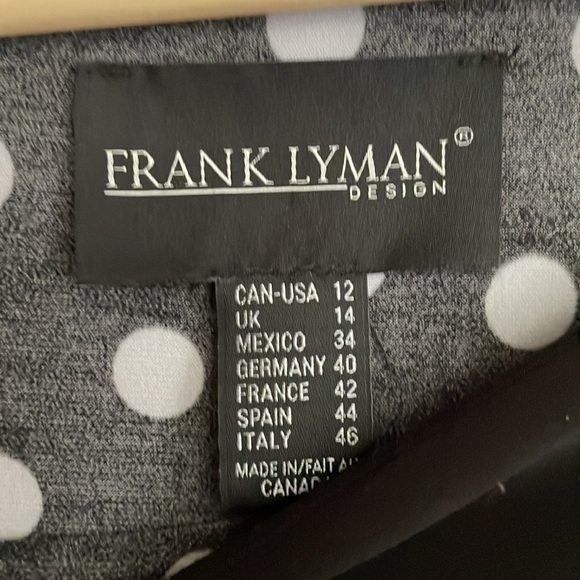 Polka Dot 2-Tiered Dress Formal Work - Picture 3 of 4